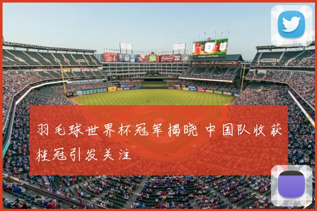 羽毛球世界杯冠军揭晓 中国队收获桂冠引发关注